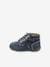 Leren laarsjes jongensbaby Bonzip 2 KICKERS® 1e stapjes marineblauw - vertbaudet enfant 