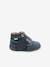 Leren laarsjes jongensbaby Bonzip 2 KICKERS® 1e stapjes marineblauw - vertbaudet enfant 