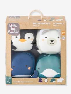 Speelgoed-De Dooballs - Set van 4 zachte ballen - BABYTOLOVE