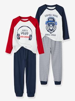 Jongens- Pyjama, surpyjama-Set van 2 pyjama's Muziek Oeko-Tex®