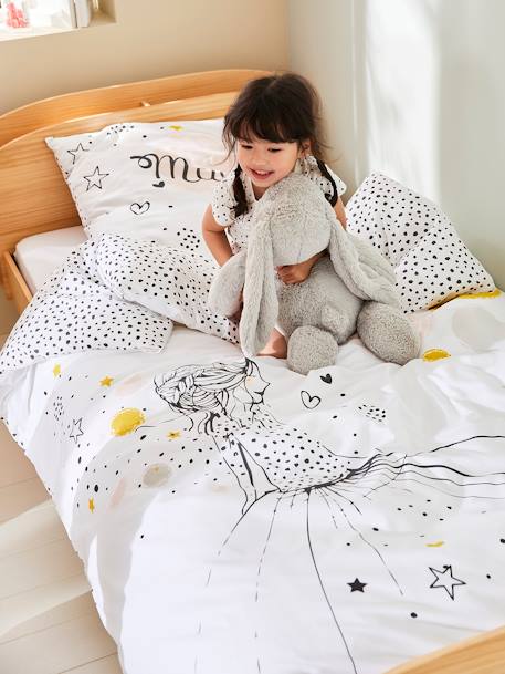 Kinderset Magicouette PRINCES EN STIPPEN Oeko-Tex® WIT/MEERKLEURIG - vertbaudet enfant 