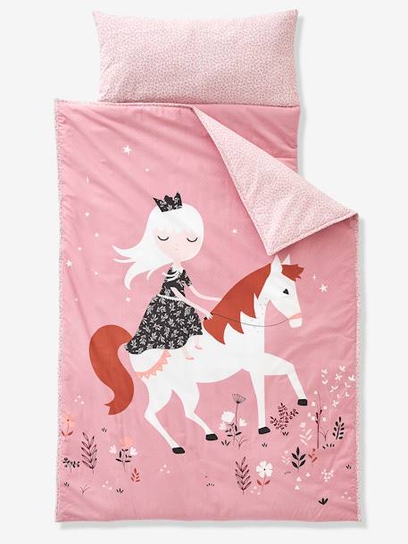 Aanpasbare set middagslaapje MINILI PRINCESSE NATURE roze - vertbaudet enfant 