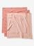 Set van 3 doeken van katoengaas HAPPY BOHÈME Oeko-Tex® roze - vertbaudet enfant 