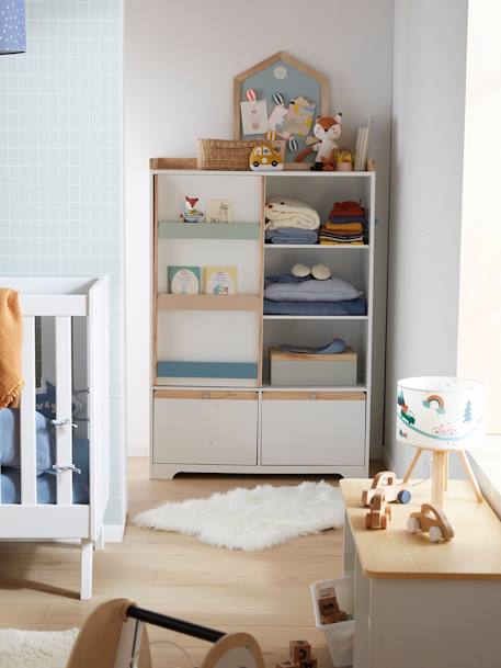 Kast ABC LINE WIT - HOUT - vertbaudet enfant 