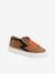 Leren sneakers met veters en rits cognac - vertbaudet enfant 