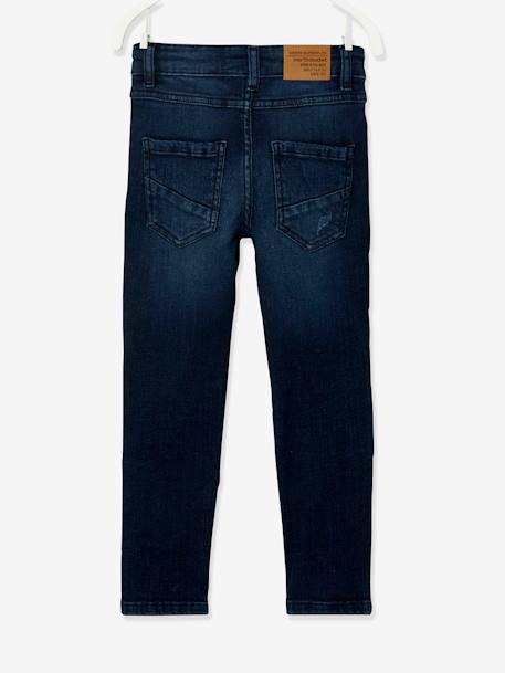 Jongensjeans Superflex onbewerkt denim+stone - vertbaudet enfant 