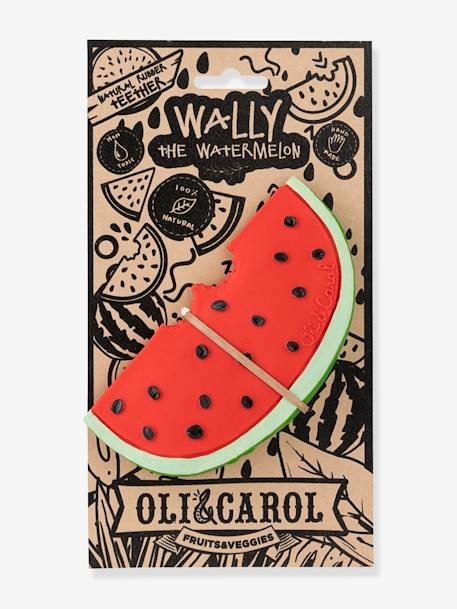 Wally de Watermeloen bijtspeeltje - OLI & CAROL FUCHSIA - vertbaudet enfant 