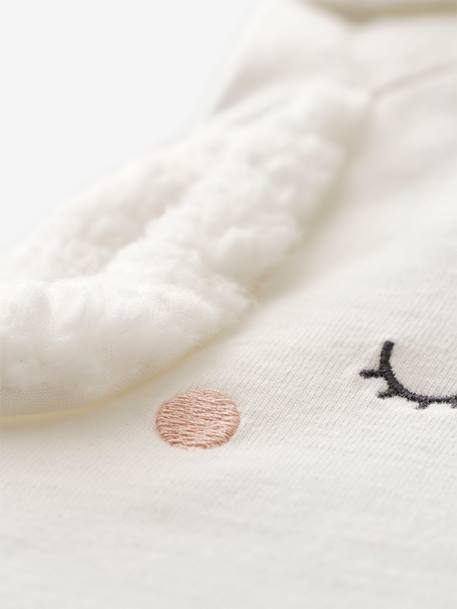 Mouwloze slaapzak in LITTLE SHEEP Oeko-Tex® ecru - vertbaudet enfant 