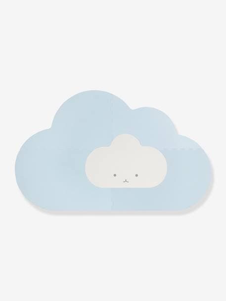 Klein wolken speelkleed - QUUT HEMELBLAUW+PARELGRIJS+POEDERROZE - vertbaudet enfant 