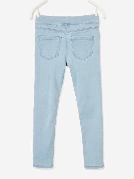 Waterless denim meisjestregging gebleekt denim+onbewerkt denim - vertbaudet enfant 