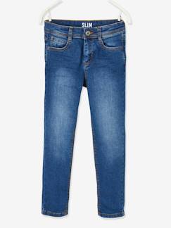 Slim fit jongensjeans Morphologik "waterless" heupomtrek LARGE  - vertbaudet enfant