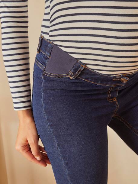 Skinny zwangerschapsjeans BLAUW - DENIM - zie staal - vertbaudet enfant 