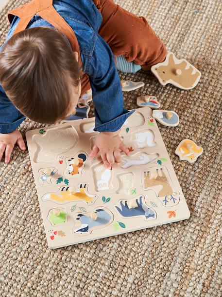 Knopenpuzzel Classe verte meerkleurig - vertbaudet enfant 