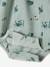 Fluwelen baby overall met print MEDIUM GROEN AOP - 15-4706 TCX - vertbaudet enfant 