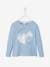 Meisjesshirt met lange mouwen Disney Frozen® BLAUW MET ANIMATIE - vertbaudet enfant 