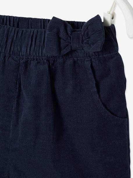 Fluwelen babyshort donker leisteenblauw - vertbaudet enfant 