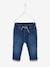 Denim babybroek met elastische tailleband double stone+onbewerkt denim - vertbaudet enfant 