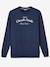 Sweatshirt man onze Chouette familie capsule collectie vertbaudet MARINEBLAUW GRIJS - vertbaudet enfant 