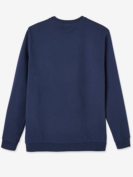 Sweatshirt man onze Chouette familie capsule collectie vertbaudet MARINEBLAUW GRIJS - vertbaudet enfant 