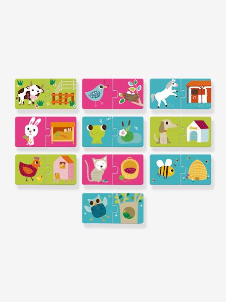 Duo puzzel Habitat - DJECO MEERKLEURIG - vertbaudet enfant 