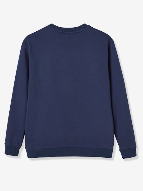 Dames sweatshirt uit onze Chouette Famille capsule collectie vertbaudet MARINEBLAUW GRIJS - vertbaudet enfant 