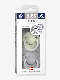 Verzorging-Baby eet en drinkt-Set van 2 BIBS De Lux siliconen spenen