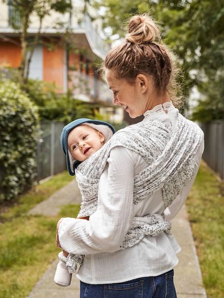 Draagdoek VERTBAUDET ivoor blaadjes - vertbaudet enfant 