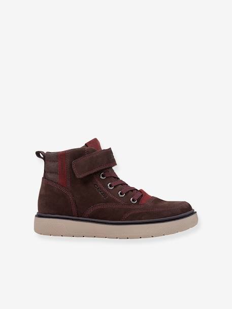 Jongenssneakers J Riddock Boy WPF GEOX® koffie bordeaux - vertbaudet enfant 