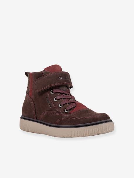 Jongenssneakers J Riddock Boy WPF GEOX® koffie bordeaux - vertbaudet enfant 