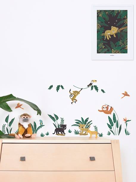 LILIPINSO-stickervel - Kleine Jungledieren meerkleurig - vertbaudet enfant 