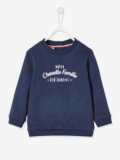 Meisje-Trui, vest, sweater-Sweater-Sweatshirt voor kinderen onze Chouette Famille capsule collectie vertbaudet in biokatoen