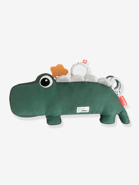 Krokodillenknuffel activity - DONE BY DEER beige+GROEN - vertbaudet enfant 