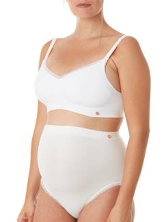 Zwangerschapskleding-Lingerie-Slip, shorty-Naadloze hoge zwangerschapsslip Organic CACHE COEUR