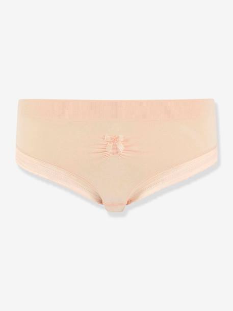 Slipje met lage taille Milk CACHE HEART BLUSH+ZWART - vertbaudet enfant 