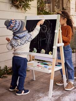 Speelgoed-Creatieve activiteiten-Tekenen en schilderen-4 in 1-tekenbord gemaakt van FSC®-hout