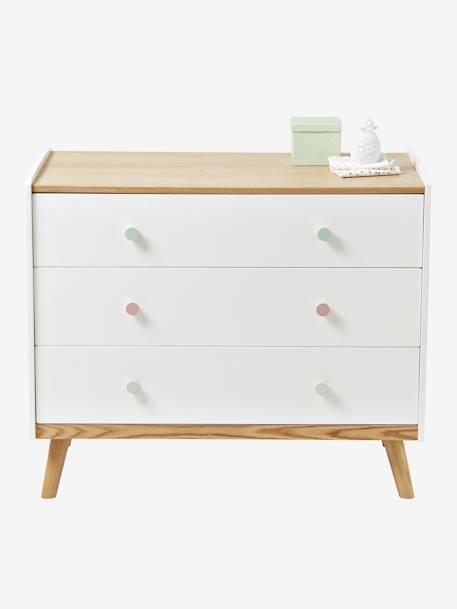 Commode handgrepen CONFETTI Groen+wit - vertbaudet enfant 