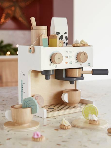 Houten koffie- en theemachine. meerkleurig - vertbaudet enfant 