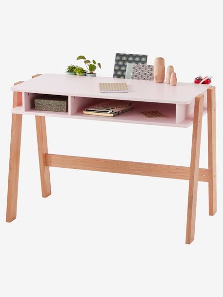 Juniorbureau ARCHITECT groen+roze+Wit/licht hout - vertbaudet enfant 