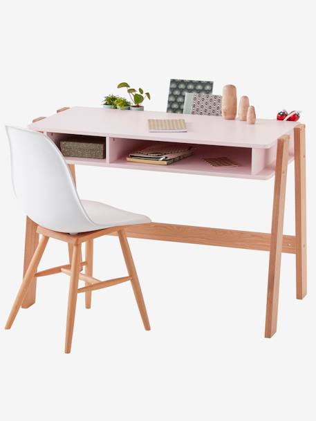 Juniorbureau ARCHITECT groen+roze+Wit/licht hout - vertbaudet enfant 