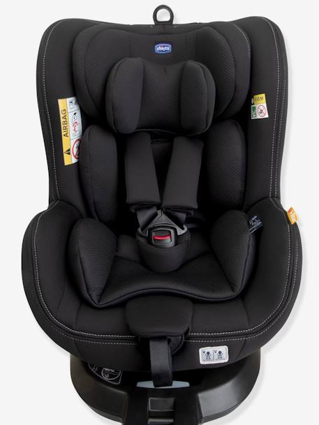 Roterend autostoeltje CHICCO Seat2Fit i-Size 45 à 105 cm, gelijk aan groep 0+/1 grijs+Zwart (black) - vertbaudet enfant 