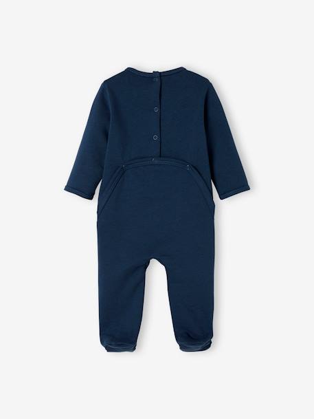 Set van 2 fleece pyjama's set jeansblauw - vertbaudet enfant 