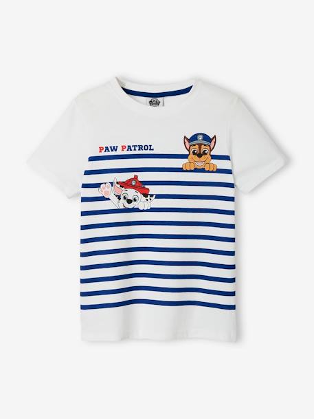 Jongensshirt Paw Patrol® Wit gestreept - vertbaudet enfant 