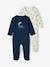 Set van 2 fleece pyjama's set jeansblauw - vertbaudet enfant 