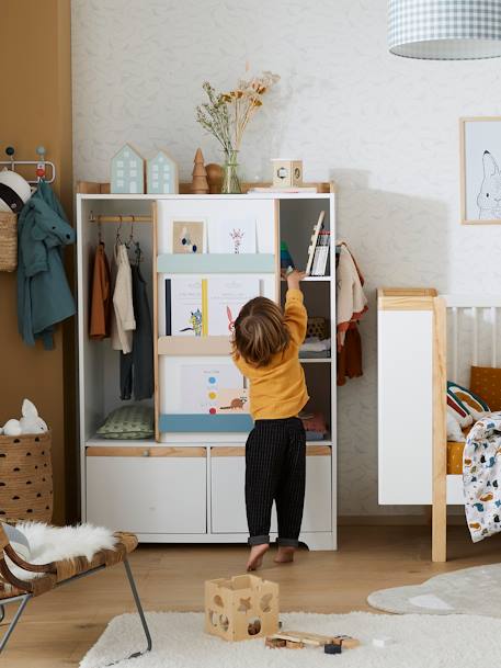 Kast ABC LINE WIT - HOUT - vertbaudet enfant 