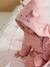 Biologisch katoenen gaas* baby badjas, aanpasbaar Oeko-Tex®. groen+oker+roze - vertbaudet enfant 