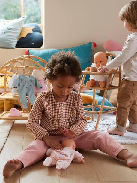 Poppenkleertjes meisje meerkleurig+rozen - vertbaudet enfant 