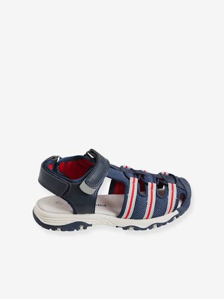 All-terrain sandalen voor jongens grijs+marine - vertbaudet enfant 