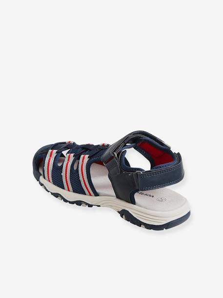 All-terrain sandalen voor jongens grijs+marine - vertbaudet enfant 