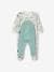 Oeko Tex® fluwelen slaappakje voor babyjongetje ivoor met print - vertbaudet enfant 