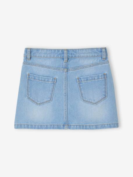 Trapezium meisjesrok in jeans double stone+stone - vertbaudet enfant 